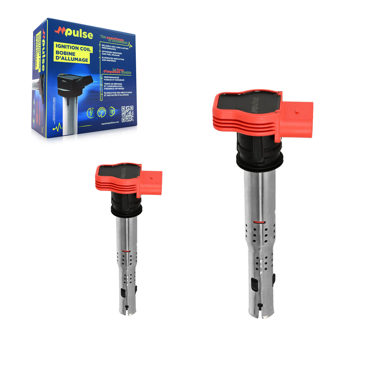 Ignition Coil (2 Pack) For Audi Q5 Q7 A4 Quattro Porsche Cayenne Volkswagen Touareg A6 S4 KMP-100161