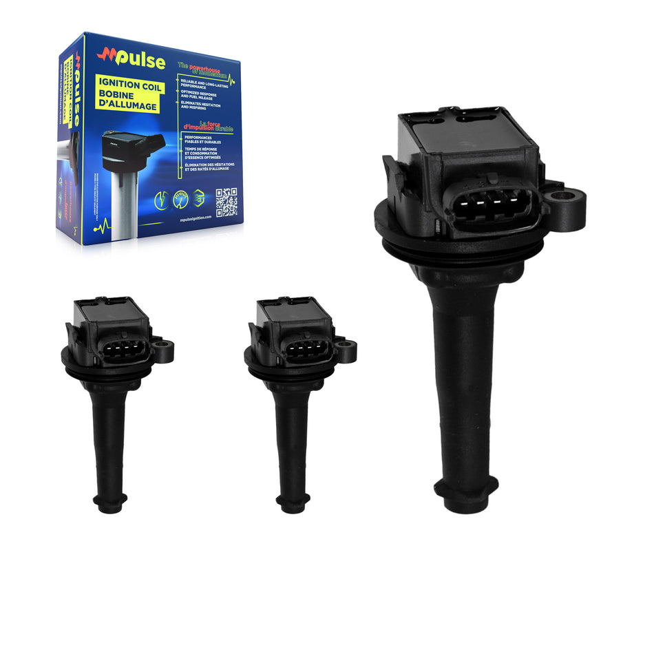 Ignition Coil (3 Pack) For Volvo V70 XC70 S60 XC90 S80 S70 C70 KMP-100201