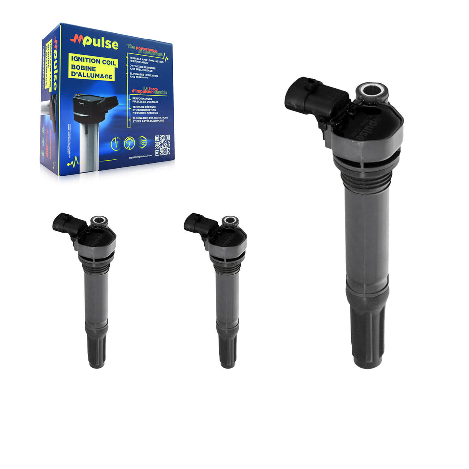 Ignition Coil (3 Pack) For 2012-2017 Fiat 500 Naturally Aspirated KMP-100225