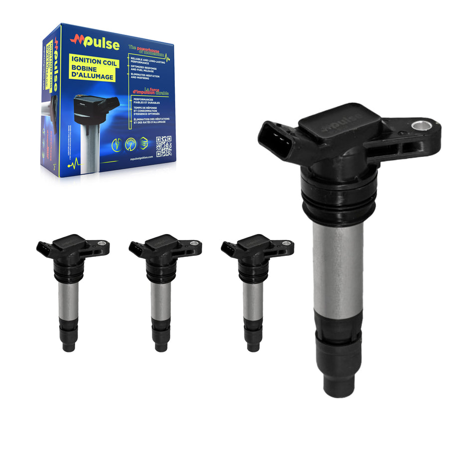 Ignition Coil (4 Pack) For Volvo XC60 XC90 XC70 S60 Land Rover LR2 S80 V60 V70 KMP-100380