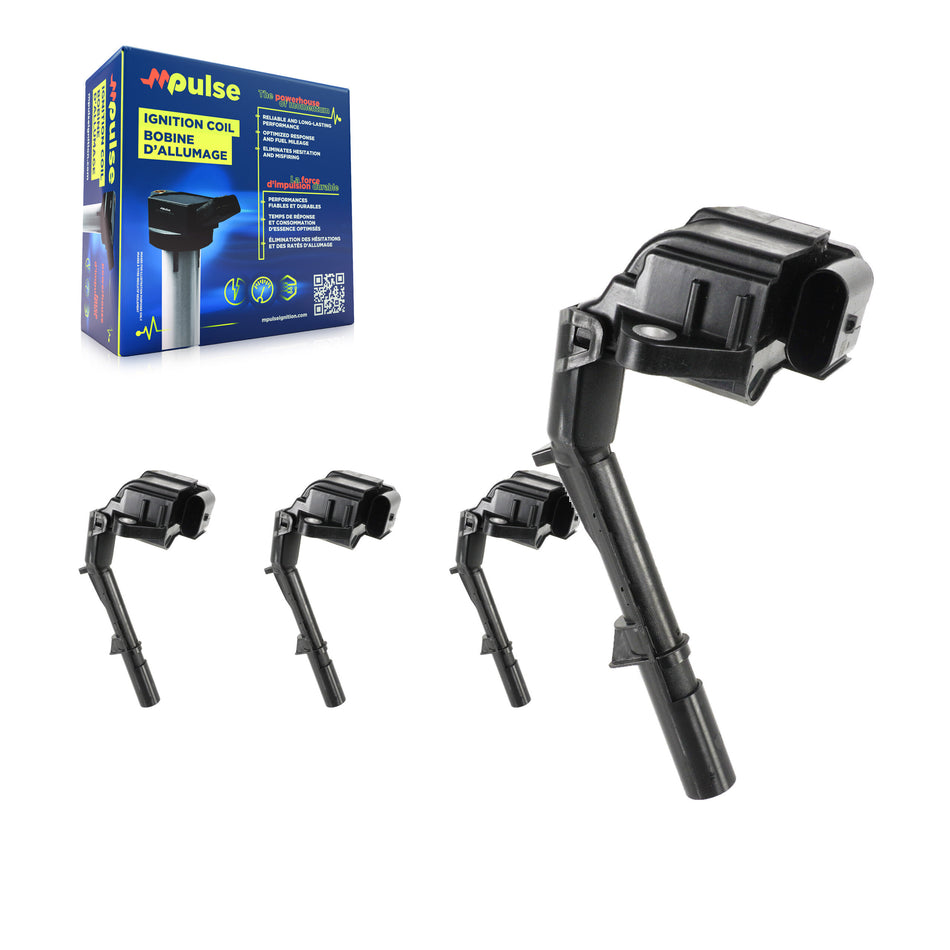 Ignition Coil (4 Pack) For Mercedes-Benz C300 GLC300 GLA250 CLA250 B250 INFINITI Sprinter KMP-100408
