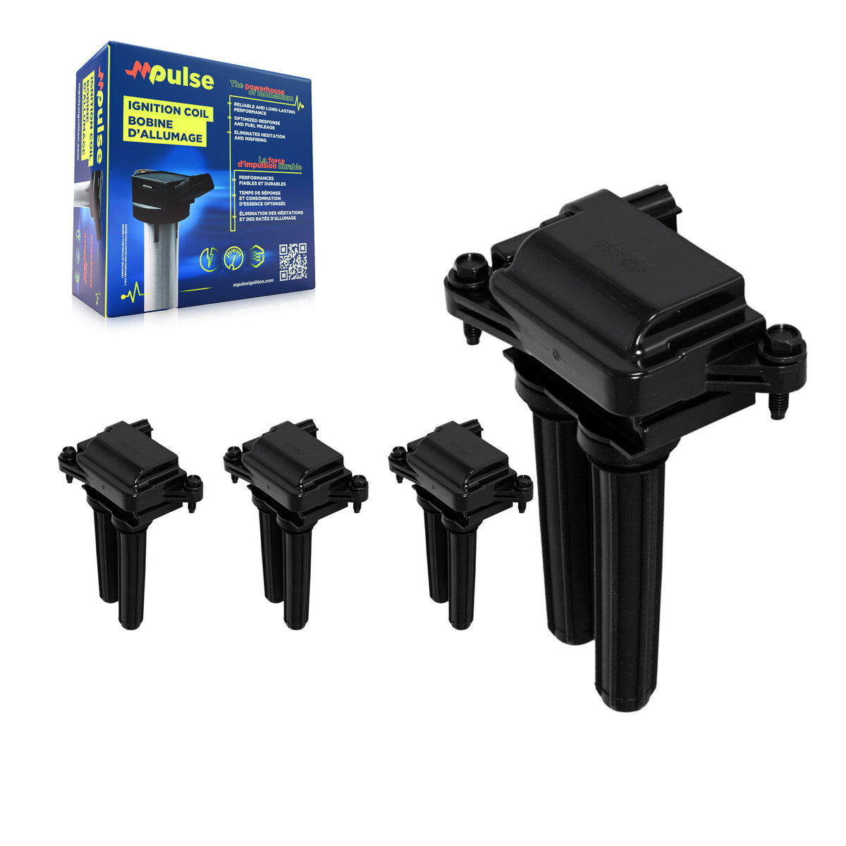 Ignition Coil (4 Pack) For Ram 1500 Dodge Jeep Classic Grand Cherokee 2500 3500 Durango L KMP-100411