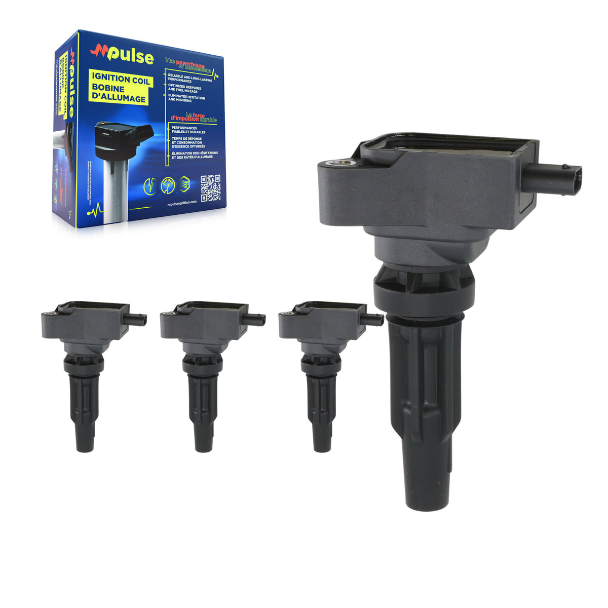 Ignition Coil (4 Pack) For Ford Escape Explorer Edge Ranger Bronco Sport Lincoln Transit KMP-100461