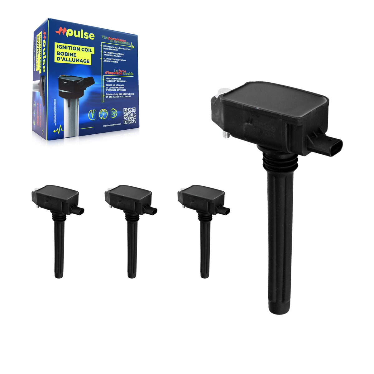 Ignition Coil (4 Pack) For Jeep Ram 1500 Wrangler Grand Cherokee Chrysler Dodge Durango L KMP-100469