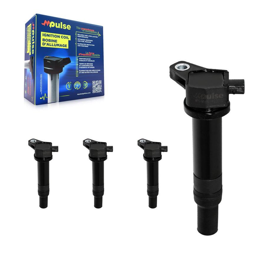Ignition Coil (4 Pack) For 2006-2011 Hyundai Accent Kia Rio Rio5 KMP-100534