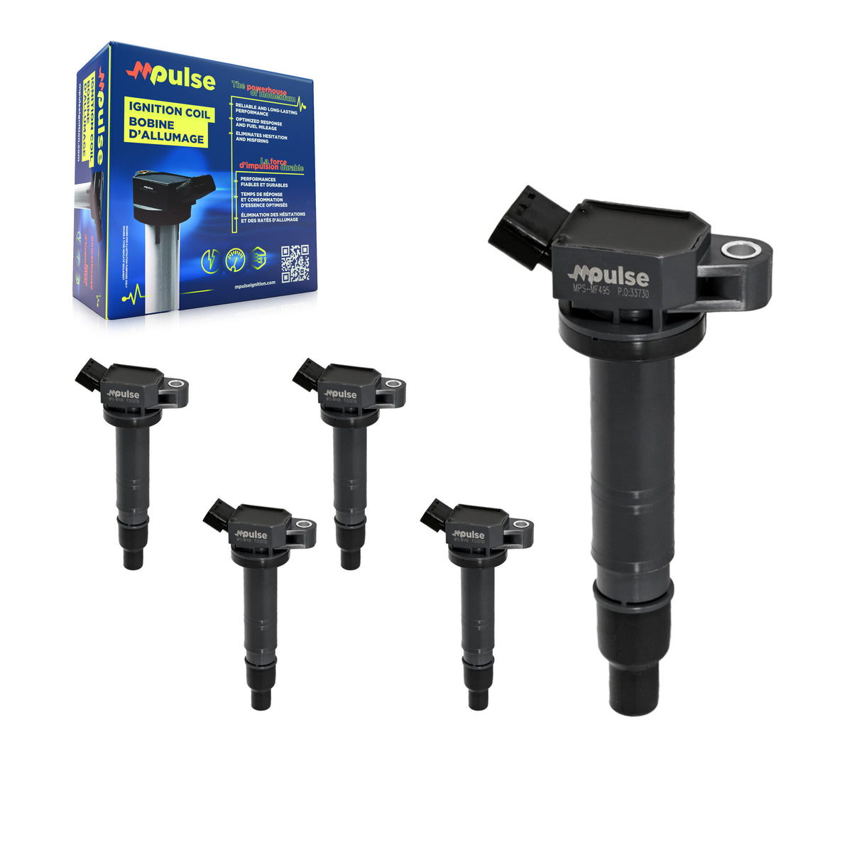 Ignition Coil (5 Pack) For Toyota Tacoma Corolla Camry Matrix Tundra 4Runner FJ Cruiser F KMP-100552