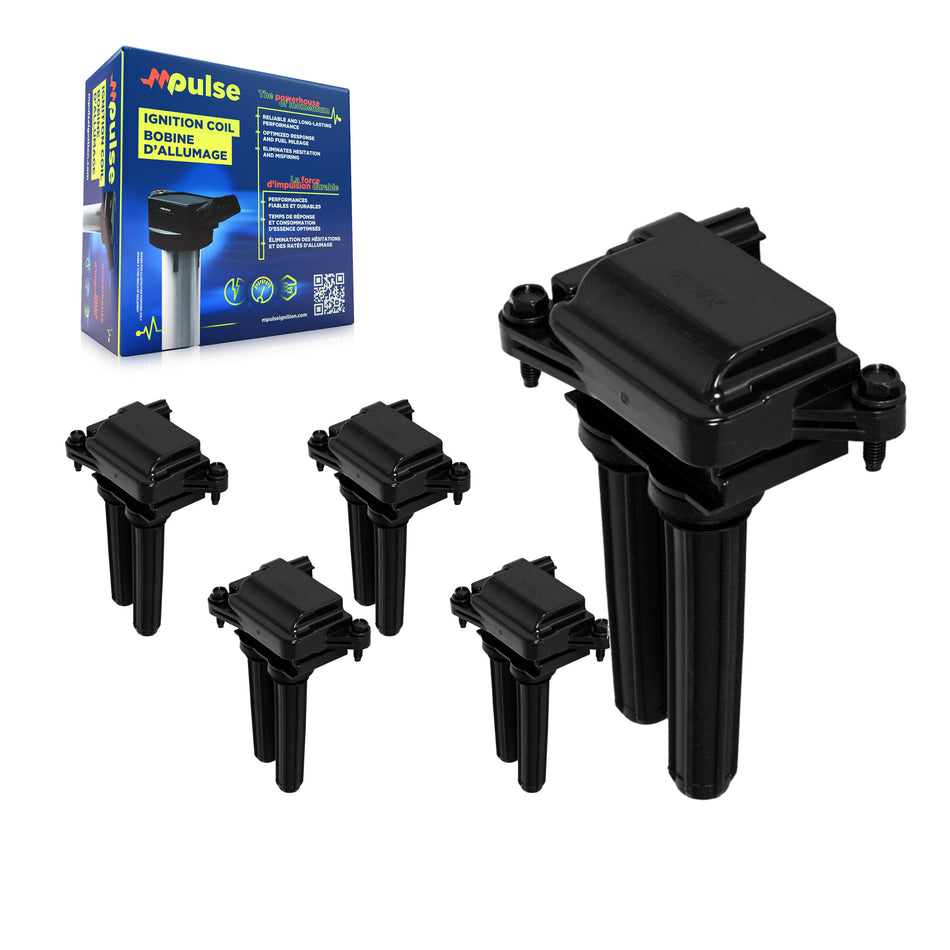 Ignition Coil (5 Pack) For Ram 1500 Dodge Jeep Classic Grand Cherokee 2500 3500 Durango L KMP-100572