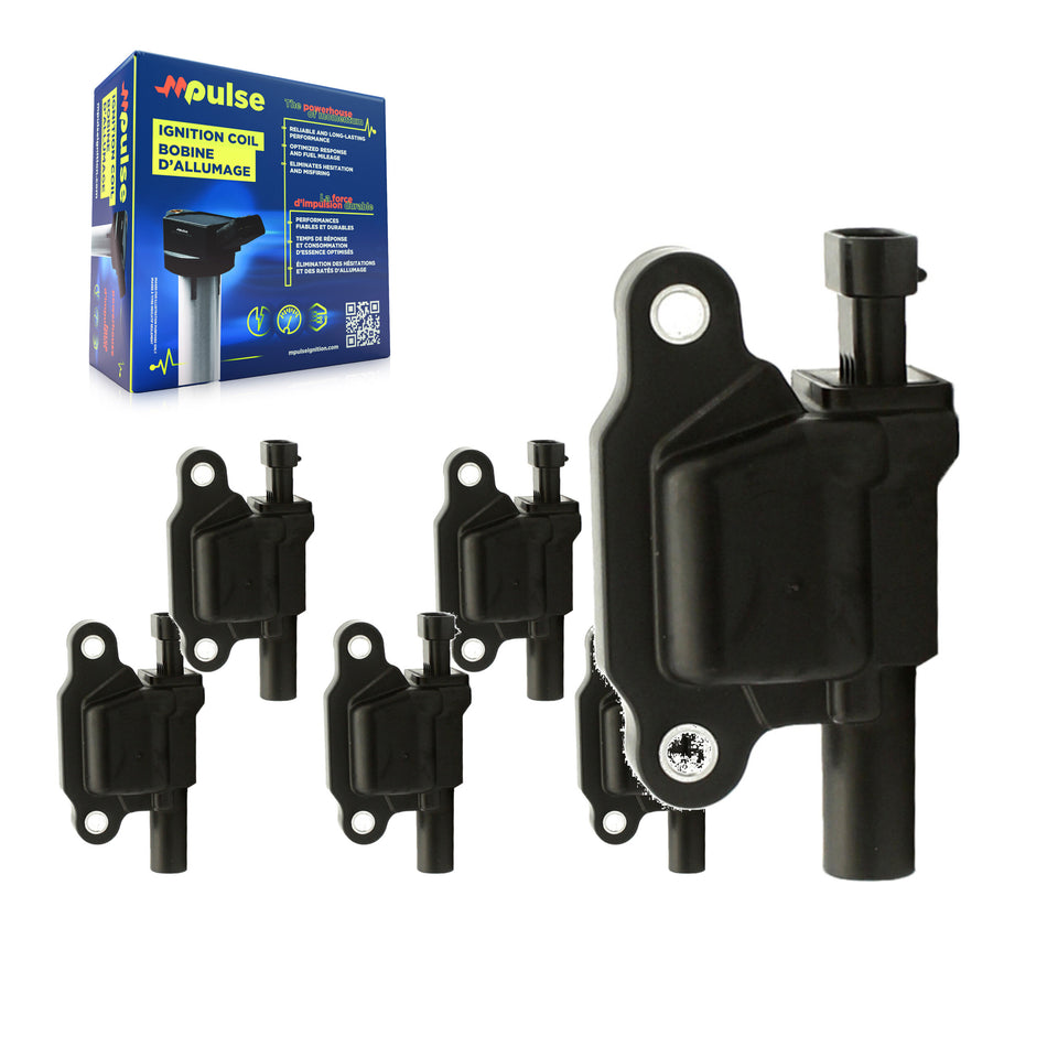 Ignition Coil (6 Pack) For Chevrolet GMC Sierra 1500 Silverado 2500 HD Savana 3500 Impala KMP-100923