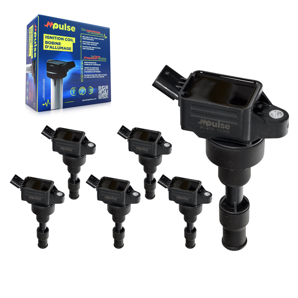Ignition Coil (6 Pack) For Hyundai Kia Tucson Sorento Sportage Santa Fe Sport Sonata G70 KMP-100927
