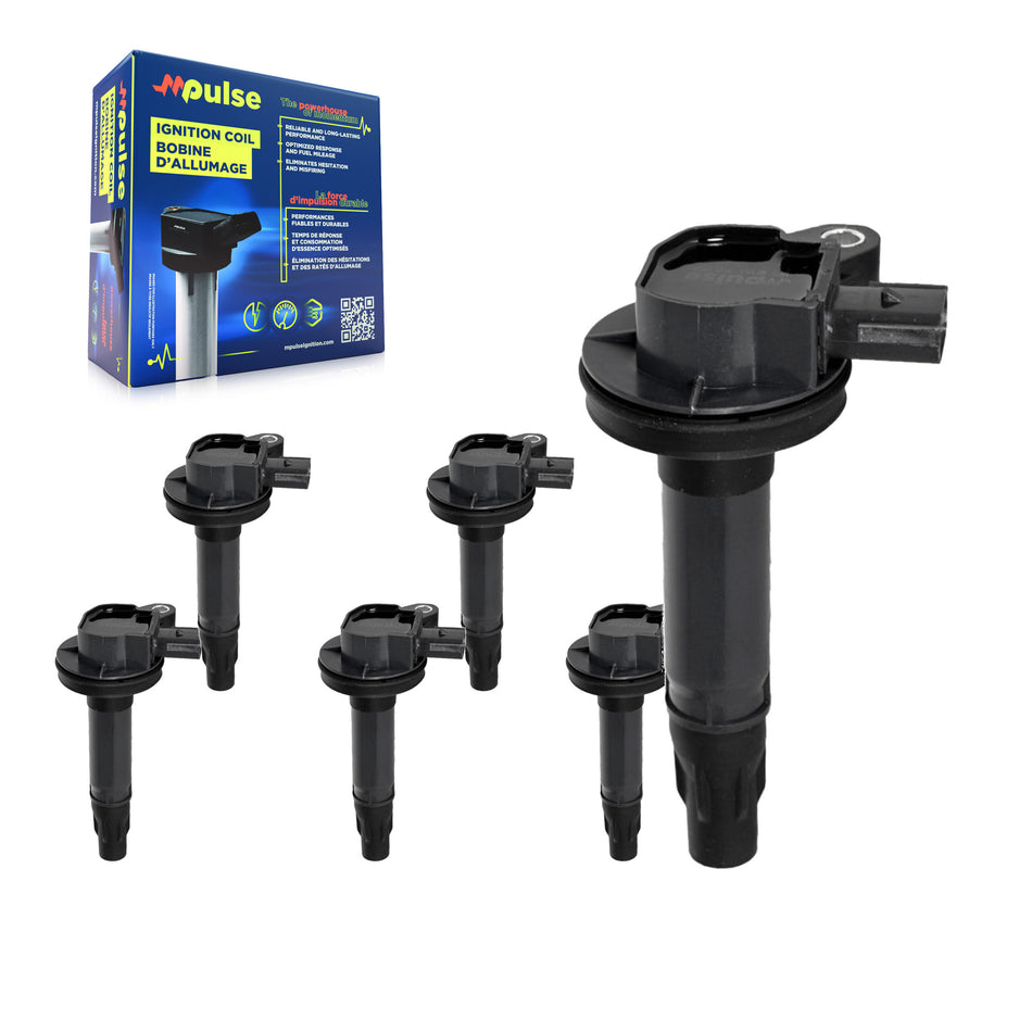 Ignition Coil (6 Pack) For Ford F-150 Edge Explorer Fusion Lincoln Mazda Mustang MKX 6 HD KMP-100969