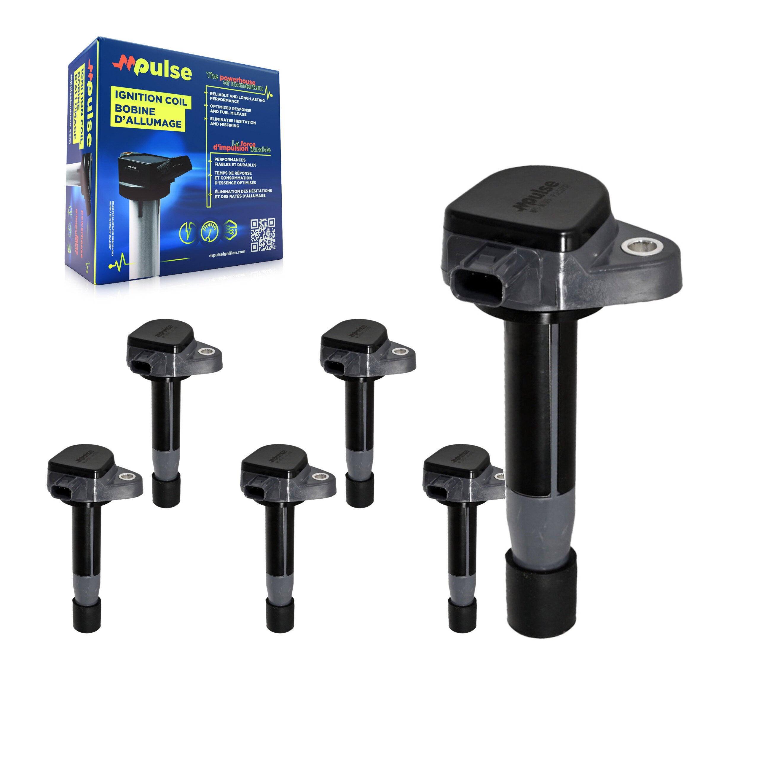 Ignition Coil (6 Pack) For Honda Odyssey Accord Acura TL TSX Crosstour RL KMP-100992