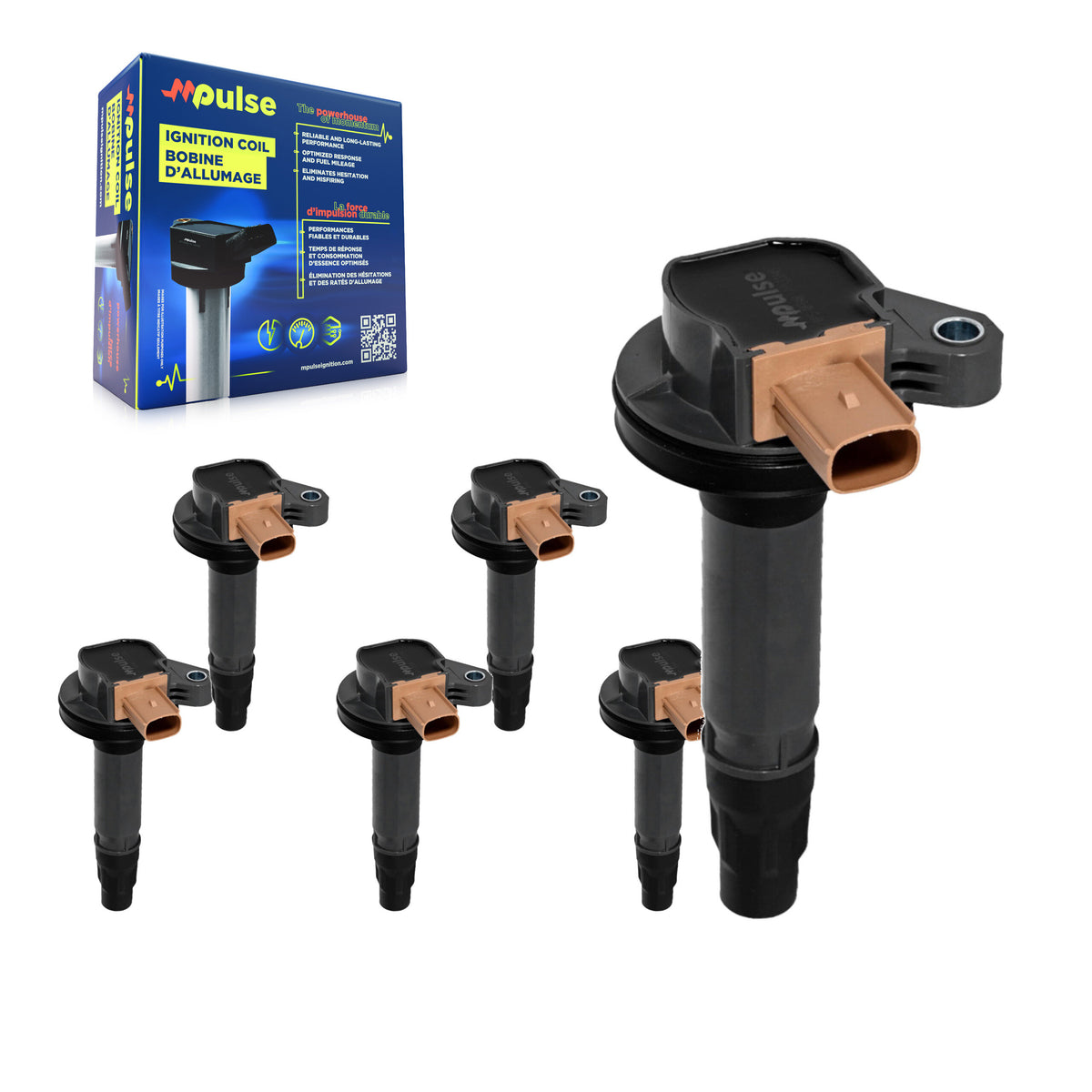Ignition Coil (6 Pack) For Ford F-150 Transit-250 Explorer Transit-150 Transit-350 HD MKT KMP-101004