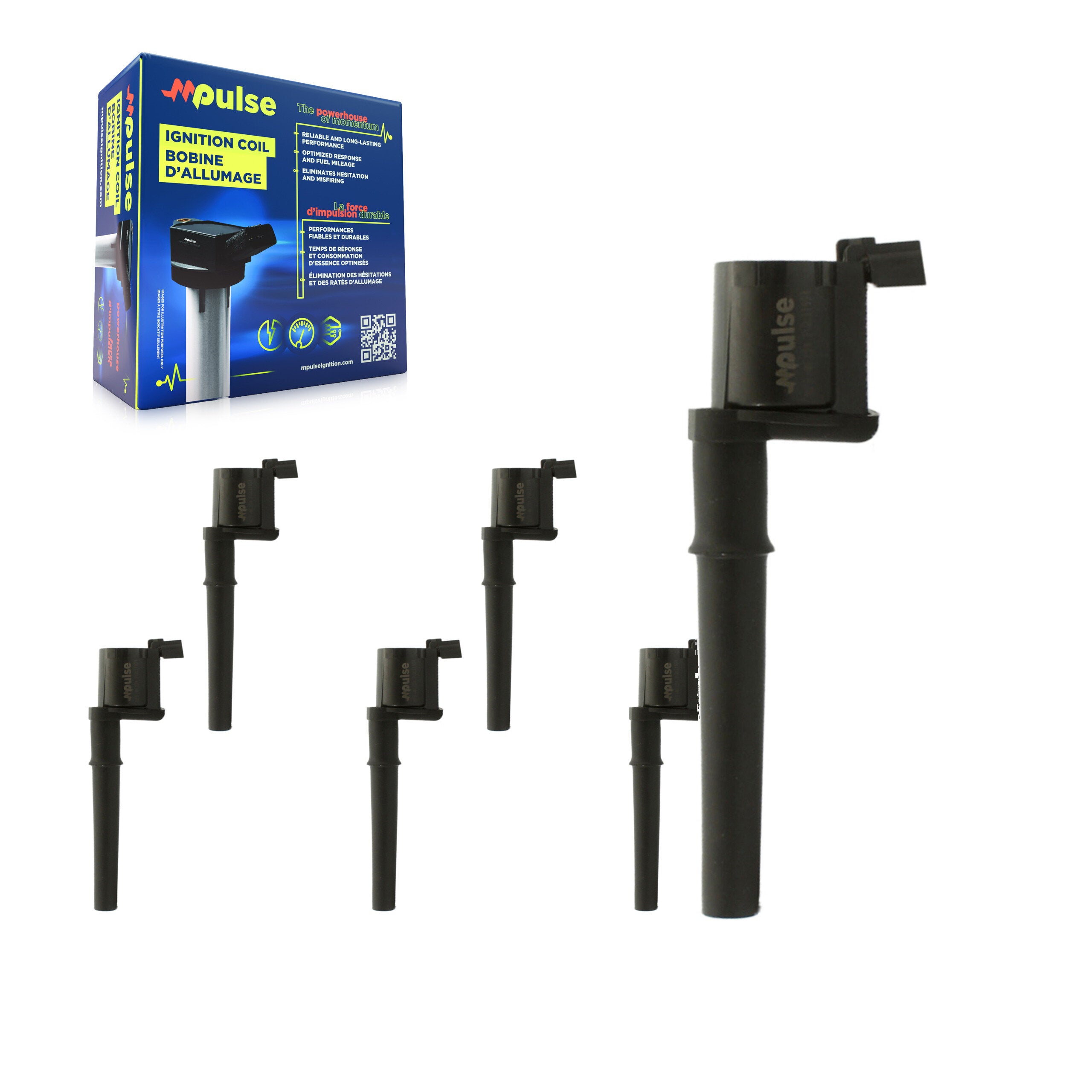 Ignition Coil (6 Pack) For Ford Mustang Lincoln Navigator Aviator Continental Mercury GT KMP-101021