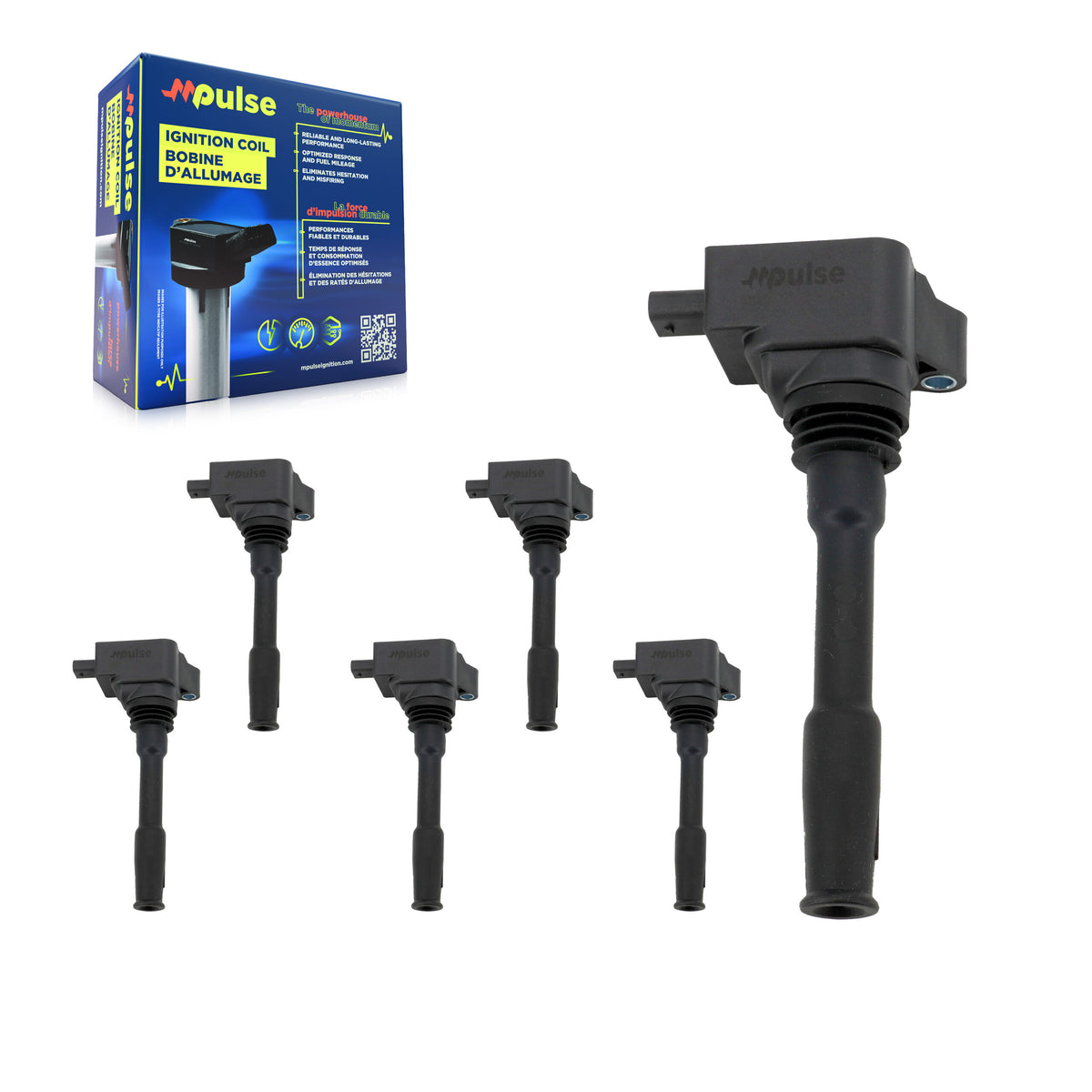 Ignition Coil (6 Pack) For Ford F-150 Edge Explorer Bronco Lincoln Nautilus Police KMP-101030