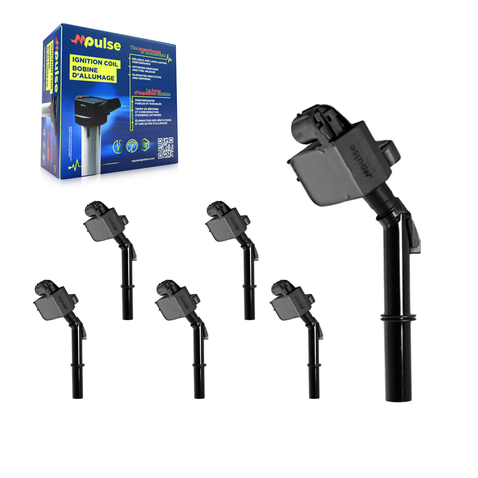 Ignition Coil (6 Pack) For Mercedes-Benz ML350 C300 GLK350 C350 E350 S550 CLS550 E550 G63 KMP-101042