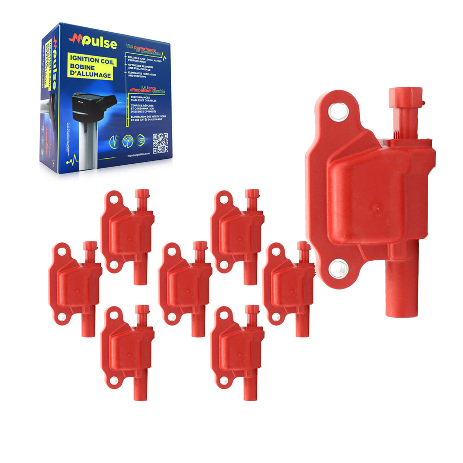 Ignition Coil (8 Pack) For Chevrolet GMC Silverado 1500 Sierra Cadillac Tahoe Camaro 2500 KMP-101133