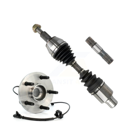 Front Left CV Axle Shaft & Intermediate Bearing Kit For Dakota Dodge Ram Mitsubishi KN7-100003