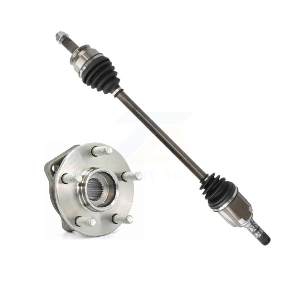 Front Left CV Axle Drive Shaft And Hub Bearing Kit For 2010-2014 Subaru Outback Legacy KN7-100013
