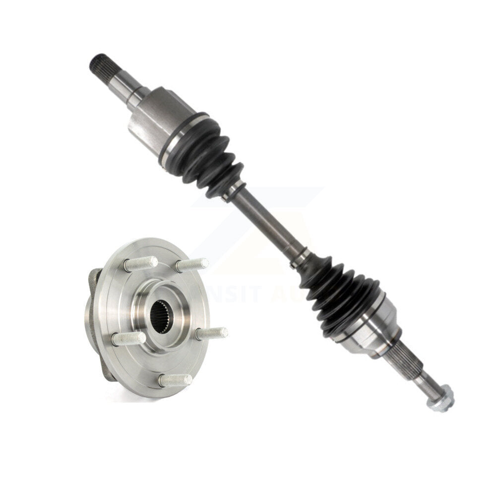 Front Left CV Axle Drive Shaft And Complete Hub Bearing Assembly Kit For Dodge Journey KN7-100018