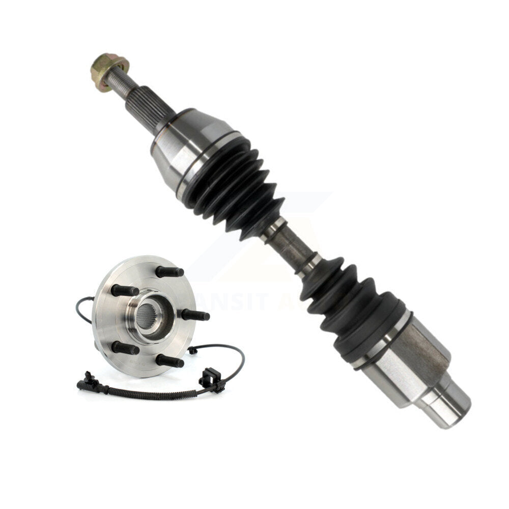Front Left CV Axle Drive Shaft And Hub Bearing Kit For Dakota Dodge Ram Mitsubishi Raider KN7-100028