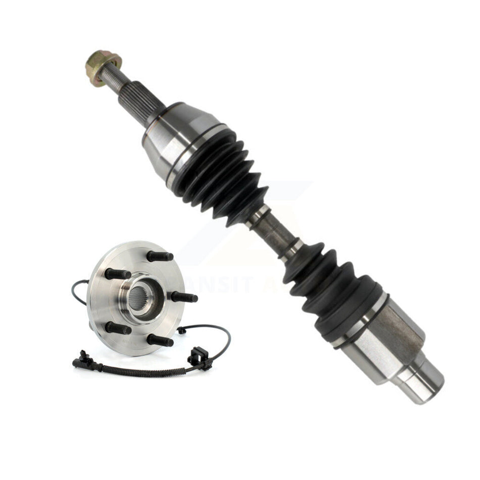 Front Left CV Axle Drive Shaft And Hub Bearing Kit For Dakota Dodge Ram Mitsubishi Raider KN7-100028