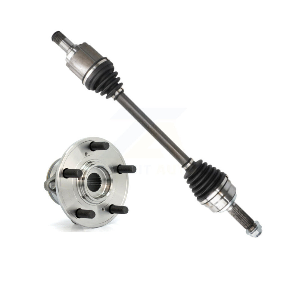 Front Left CV Axle Drive Shaft And Hub Bearing Assembly Kit For 2010-2013 Acura MDX ZDX KN7-100030