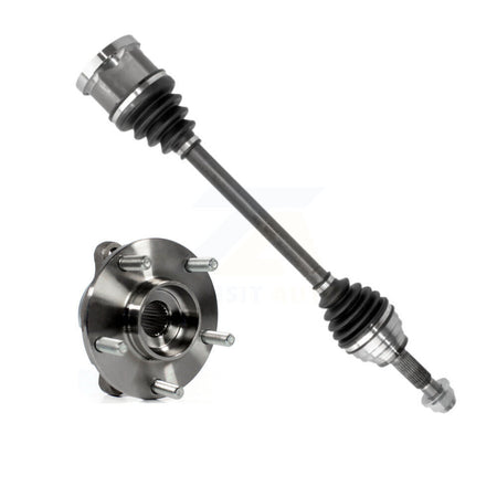 Front Left CV Axle Drive Shaft And Hub Bearing Assembly Kit For INFINITI G37 G35 G25 KN7-100034