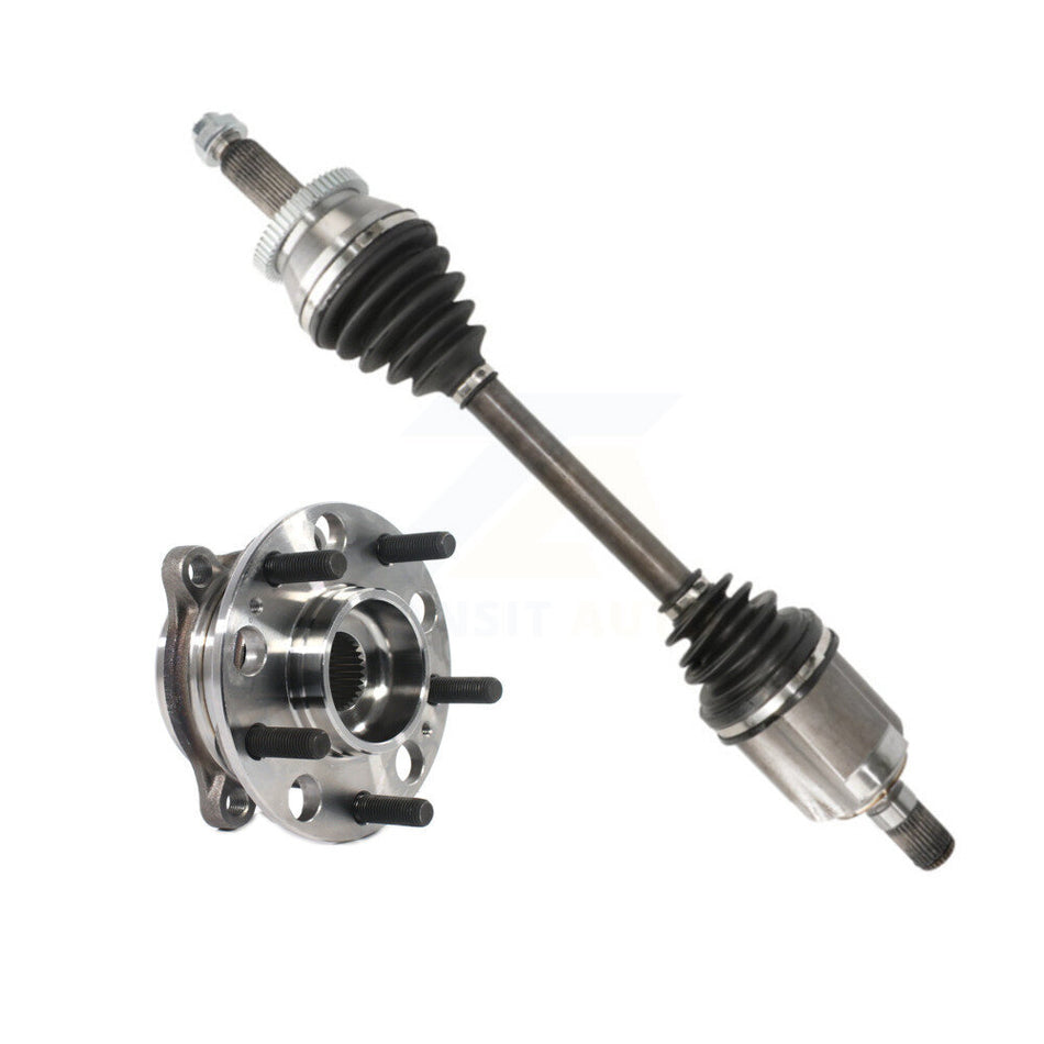 Front Left CV Axle Drive Shaft And Hub Bearing Assembly Kit For Hyundai Santa Fe XL 3.3L KN7-100058