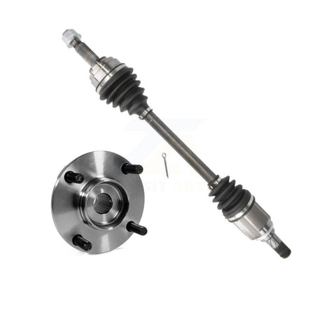 Front Left CV Axle Drive Shaft And Hub Bearing Assembly Kit For Nissan Versa w o CVT KN7-100065