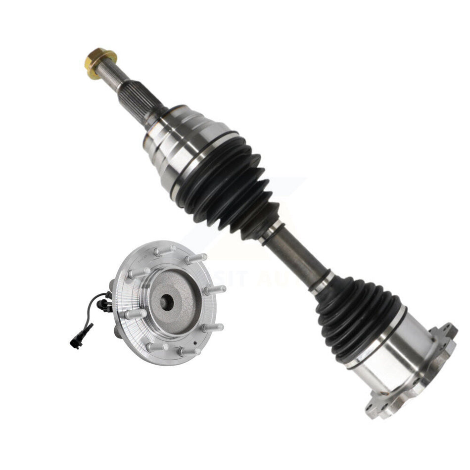 Front Left CV Axle Shaft And Bearing Kit For GMC Sierra 3500 HD Chevrolet Silverado RWD KN7-100091