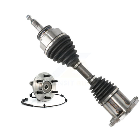 Front Left CV Axle Drive Shaft And Hub Bearing Kit For Ford F-150 Lincoln Mark LT 4WD KN7-100096
