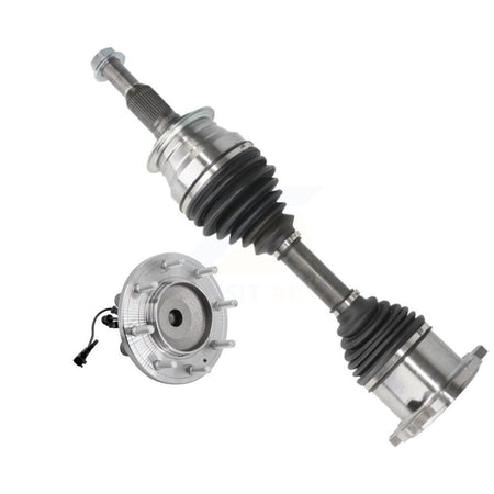 Front Left CV Axle Shaft And Bearing Kit For GMC Sierra 3500 HD Chevrolet Silverado RWD KN7-100118