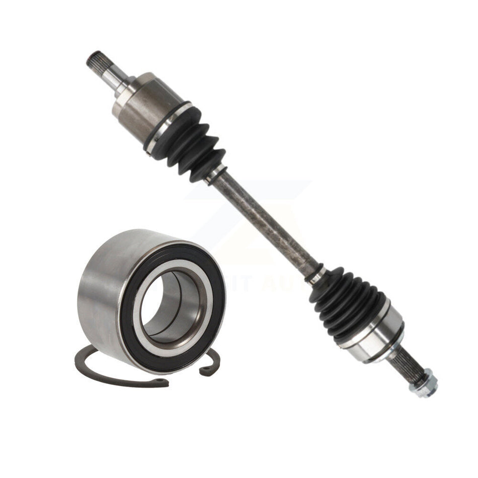 Front Left CV Axle Drive Shaft And Wheel Bearing Kit For Honda Civic Accord Acura CSX ILX KN7-100181