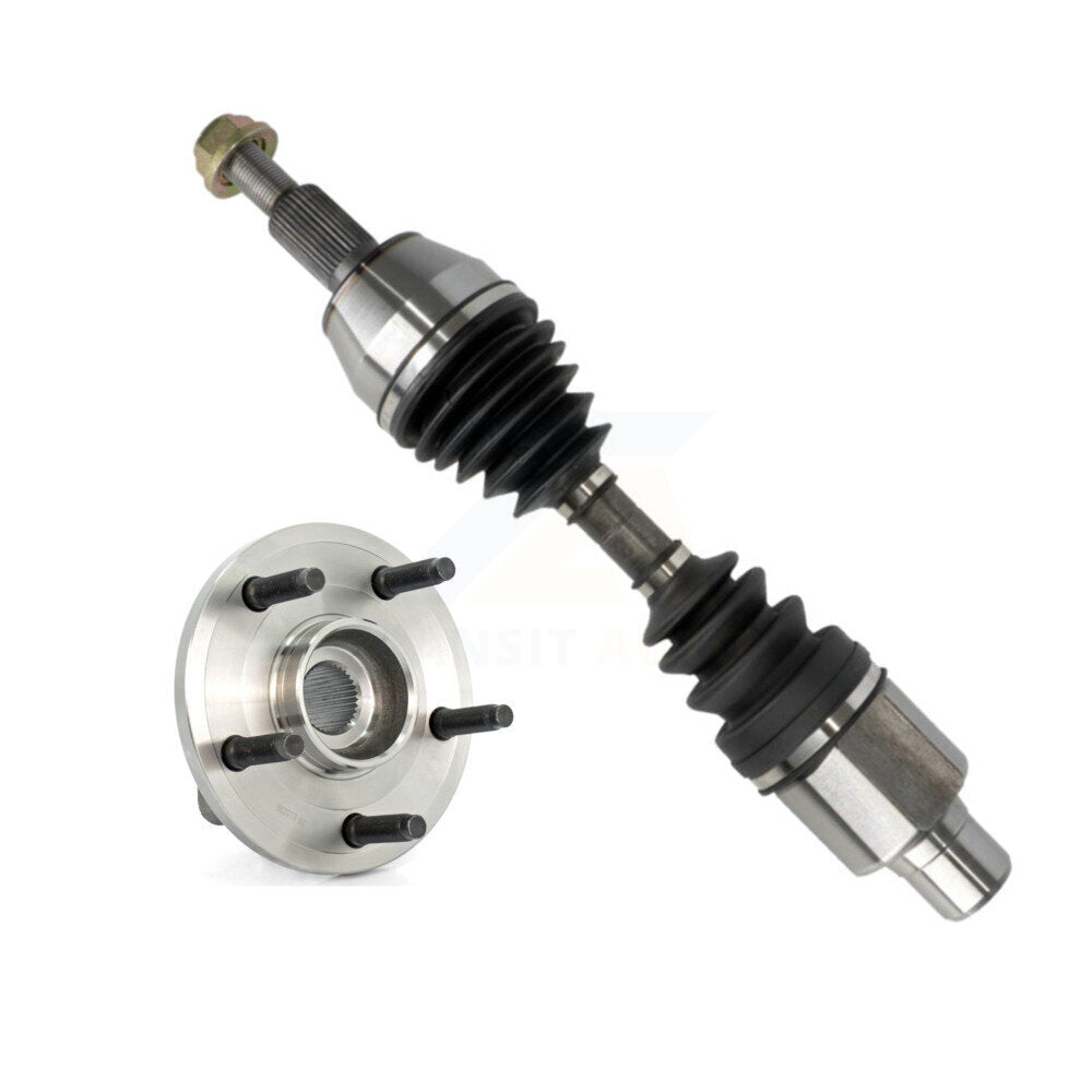 Front Right CV Axle Drive Shaft And Hub Bearing Kit For Dodge Dakota Mitsubishi Raider KN7-100258