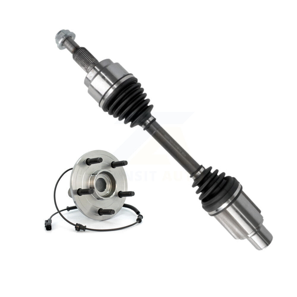 Front Right CV Axle Drive Shaft And Wheel Hub Bearing Assembly Kit For Ram 1500 Dodge 4WD KN7-100265