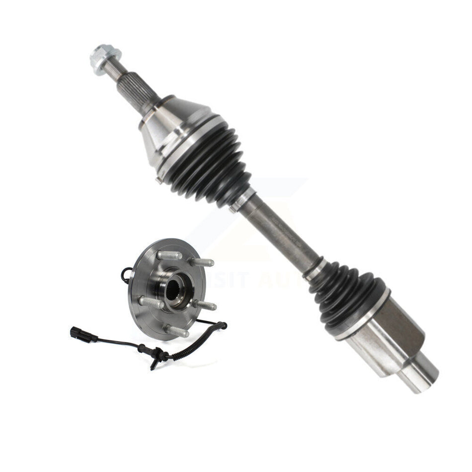 Front Right CV Axle Drive Shaft And Hub Bearing Assembly Kit For 2012-2018 Ram 1500 4WD KN7-100267