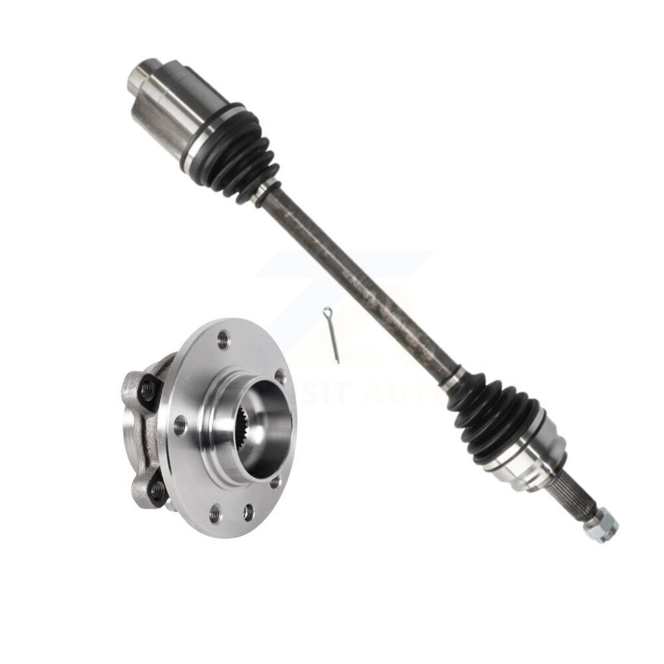 Front Right CV Axle Drive Shaft And Complete Hub Bearing Assembly Kit For Jeep Compass KN7-100272