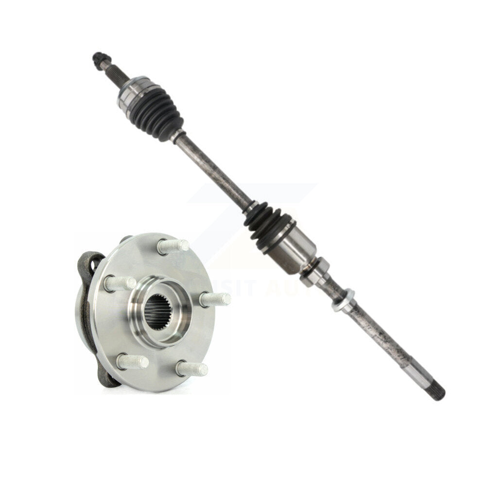 Front Right CV Axle Drive Shaft And Complete Hub Bearing Assembly Kit For Toyota RAV4 KN7-100278