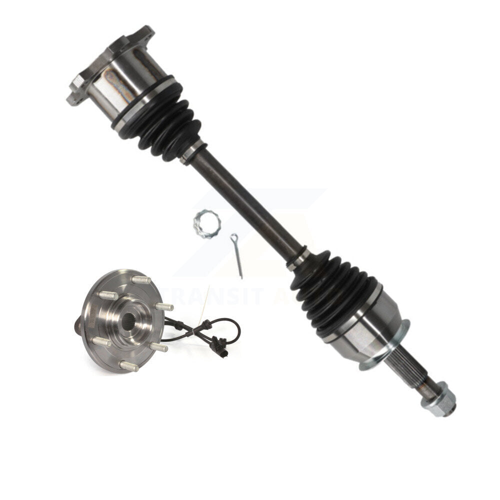 Front Right CV Axle Drive Shaft And Hub Bearing Assembly Kit For Nissan TITAN Armada 4WD KN7-100305