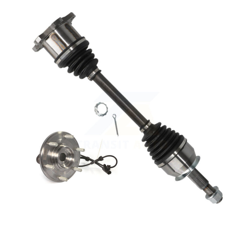 Front Right CV Axle Drive Shaft And Hub Bearing Assembly Kit For Nissan TITAN Armada 4WD KN7-100305