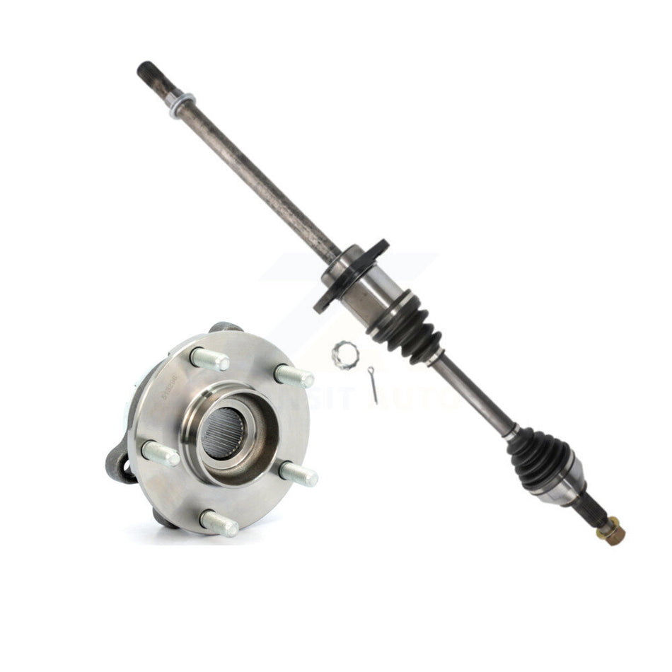 Front Right CV Axle Drive Shaft And Complete Hub Bearing Assembly Kit For Nissan Maxima KN7-100314