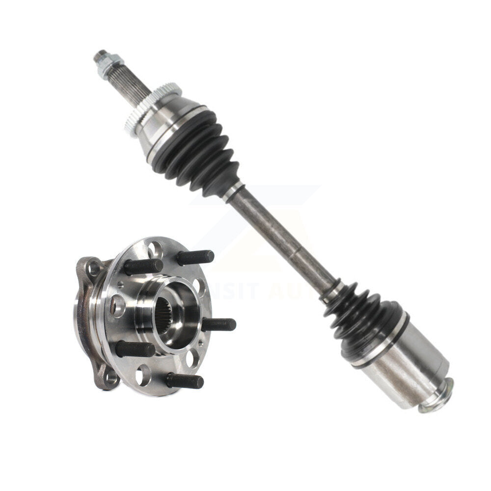 Front Right CV Axle Drive Shaft And Hub Bearing Kit For 2017-2018 Hyundai Santa Fe Sport KN7-100316