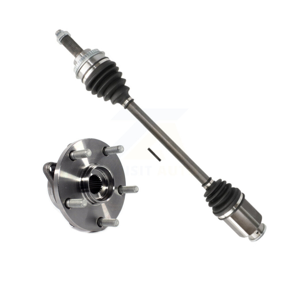Front Right CV Axle Drive Shaft And Complete Hub Bearing Assembly Kit For Subaru Impreza KN7-100347