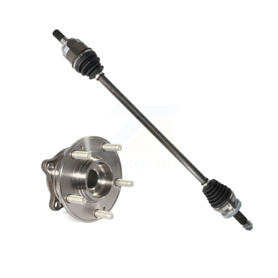 Front Right CV Axle Drive Shaft And Wheel Hub Bearing Kit For Hyundai Sonata Kia Optima KN7-100360