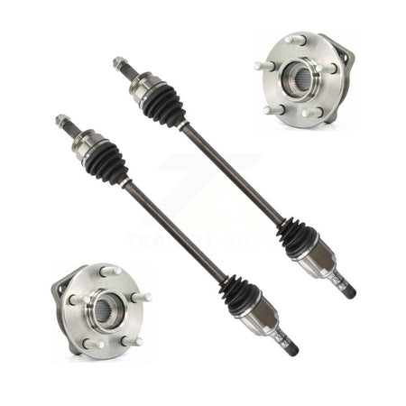 Front CV Axle Drive Shaft And Wheel Hub Bearing Kit For 2010-2014 Subaru Outback Legacy KN7-100378