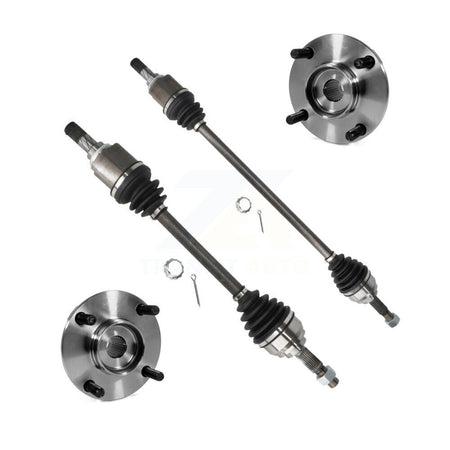 Front CV Axle Drive Shaft And Complete Wheel Hub Bearing Assembly Kit For Nissan Versa KN7-100382