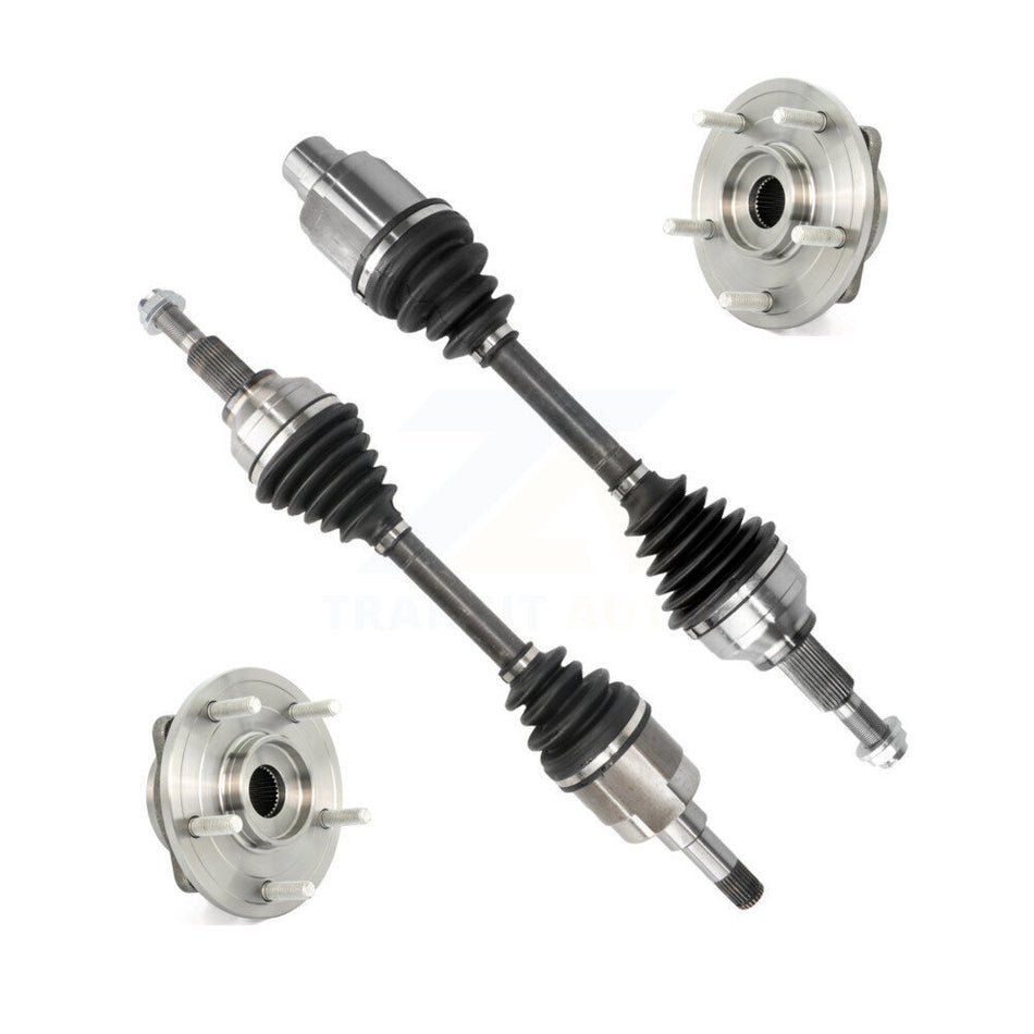Front CV Axle Drive Shaft And Hub Bearing Kit For 2009-2019 Dodge Journey FWD with 2.4L KN7-100388