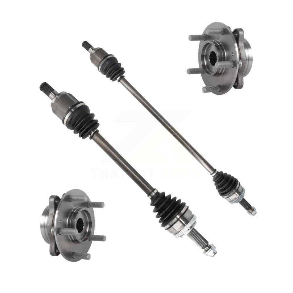 Front CV Axle Drive Shaft And Complete Hub Bearing Assembly Kit For Hyundai Elantra GT KN7-100396