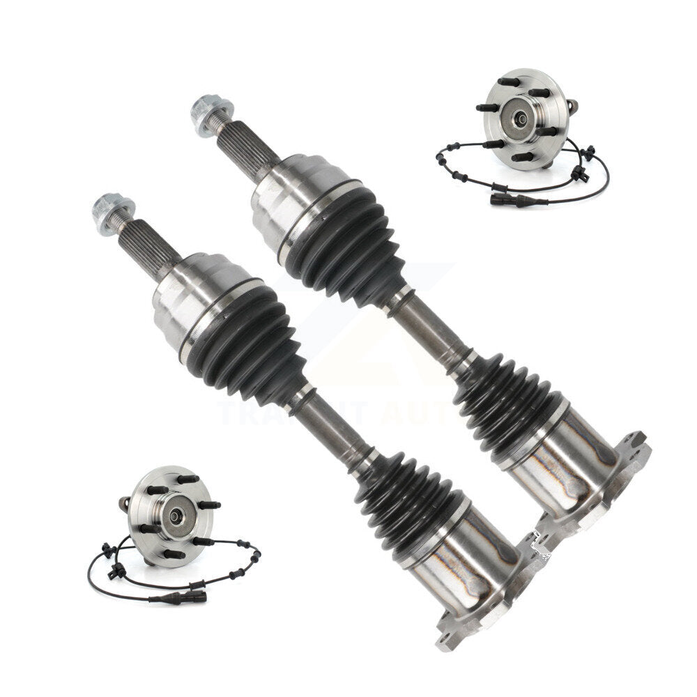 Front CV Axle Drive Shaft And Wheel Hub Bearing Kit For Ford Expedition Lincoln Navigator KN7-100407