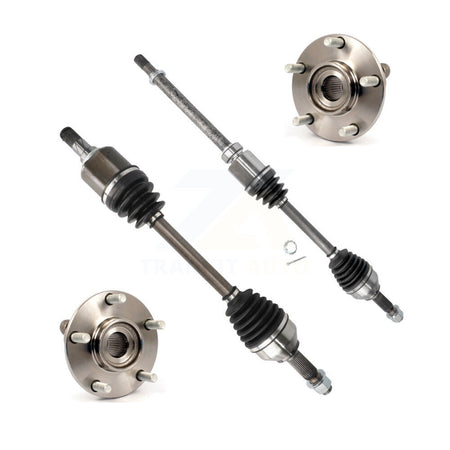 Front CV Axle Drive Shaft And Hub Bearing Assembly Kit For Nissan Rogue Sentra Select KN7-100423